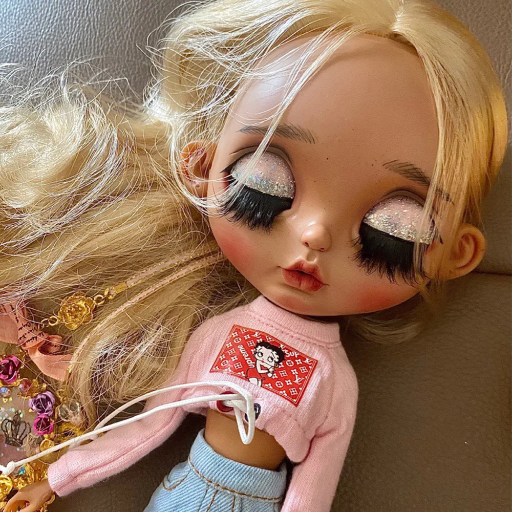 Кукла neo Blythe NBL 1/6 шарнирная кукла с большими глазами шар для макияжа париком и