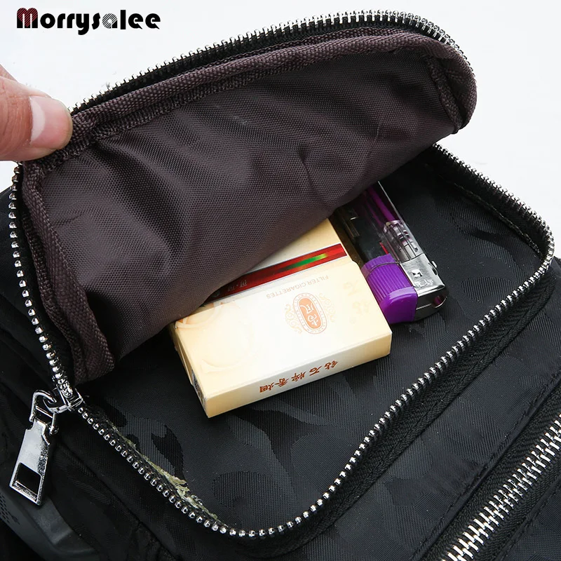 Мужская нагрудная сумка из ткани Оксфорд Повседневная многофункциональная