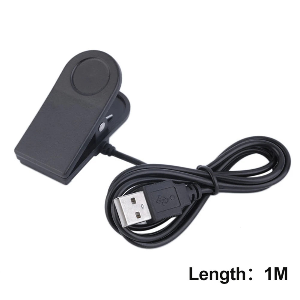

1M Black USB Charging Clip Charger Charging Data Cable for Garmin 110 / 110W / 210 / 210W / Approach S1 Smart Watch