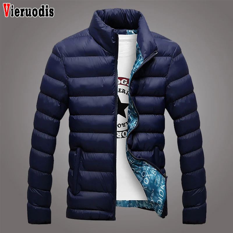 Мужская однотонная Толстая куртка и пальто на зиму 2019 мужская с