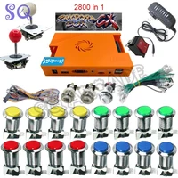 pandoras box cx 2800 in 1 arcade machine game video game led button joystick power supply kit vgahdmi auto saving