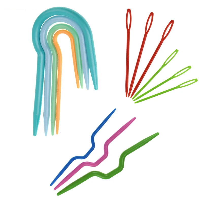 13 шт. длинные пластиковые спицы для вязания|Швейные иглы| |