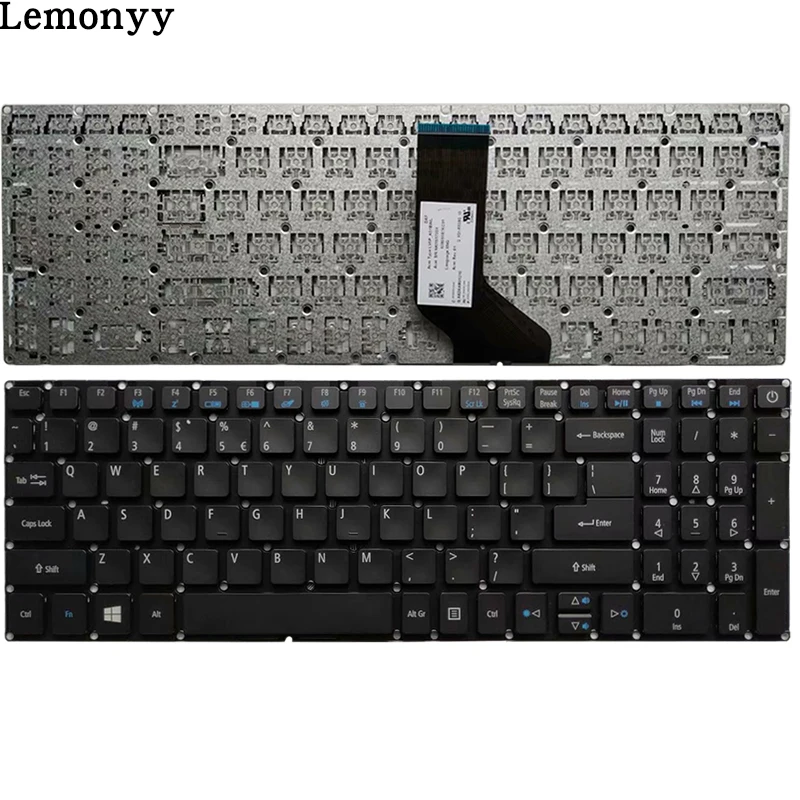 Новая клавиатура для ноутбука США acer Aspire E5-523 E5-523G E5-553 E5-553G E5-575 E5-575G E5-575T E5-575TG E5-774 E5-774G клавиатура