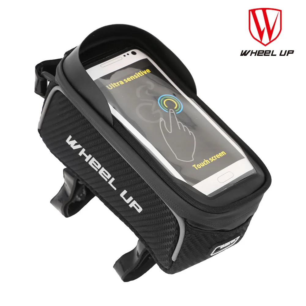 

WHEEL UP Bike Bag Waterproof 6.8in Phone Case Touch Screen Road Bike Package Large Capacity MTB Pack Cycling Accessories