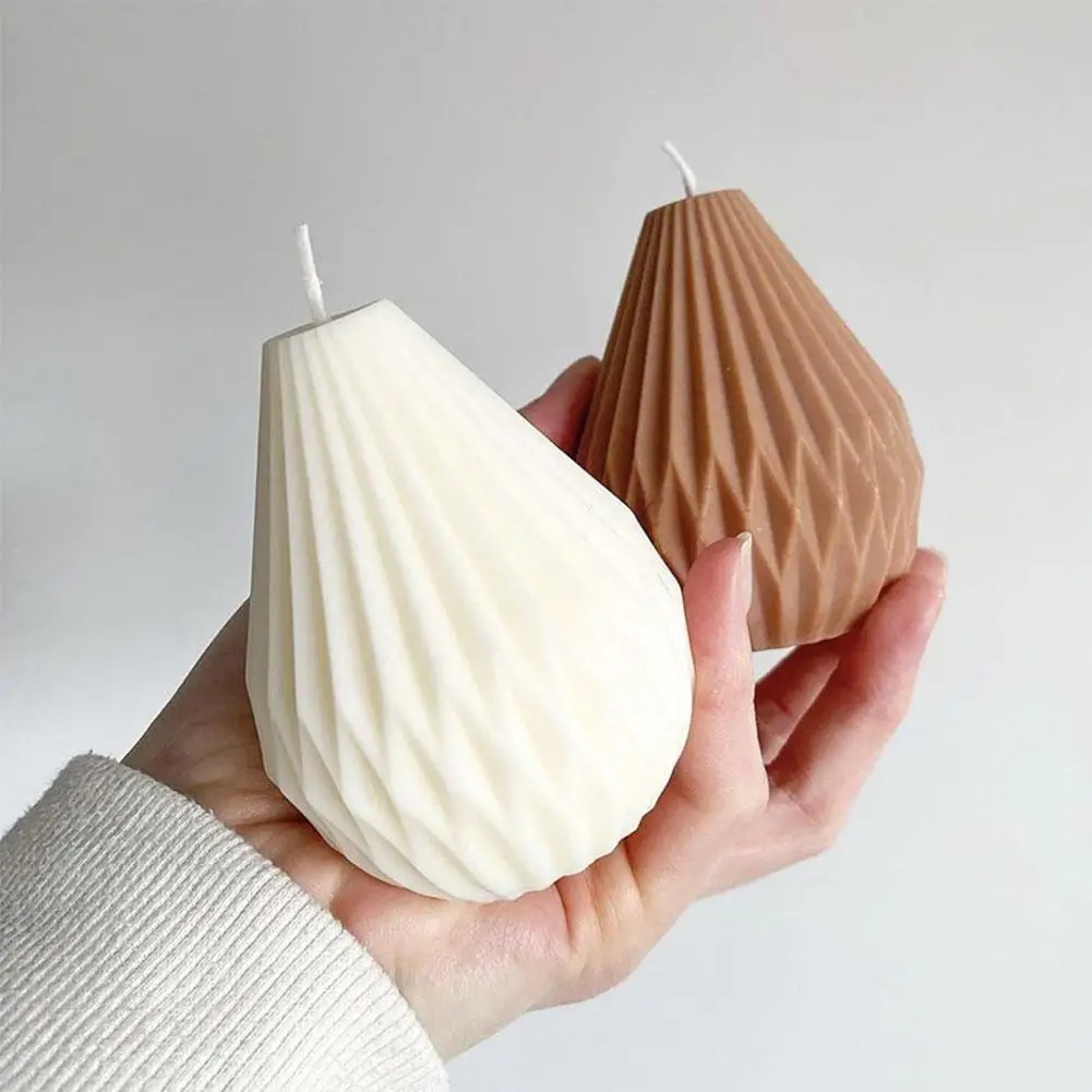 Силиконовая форма для свечей, уникальный круглый фонарь в форме груши, для ароматерапии, мыла, свечей, рукоделия, «сделай сам», домашний деко...