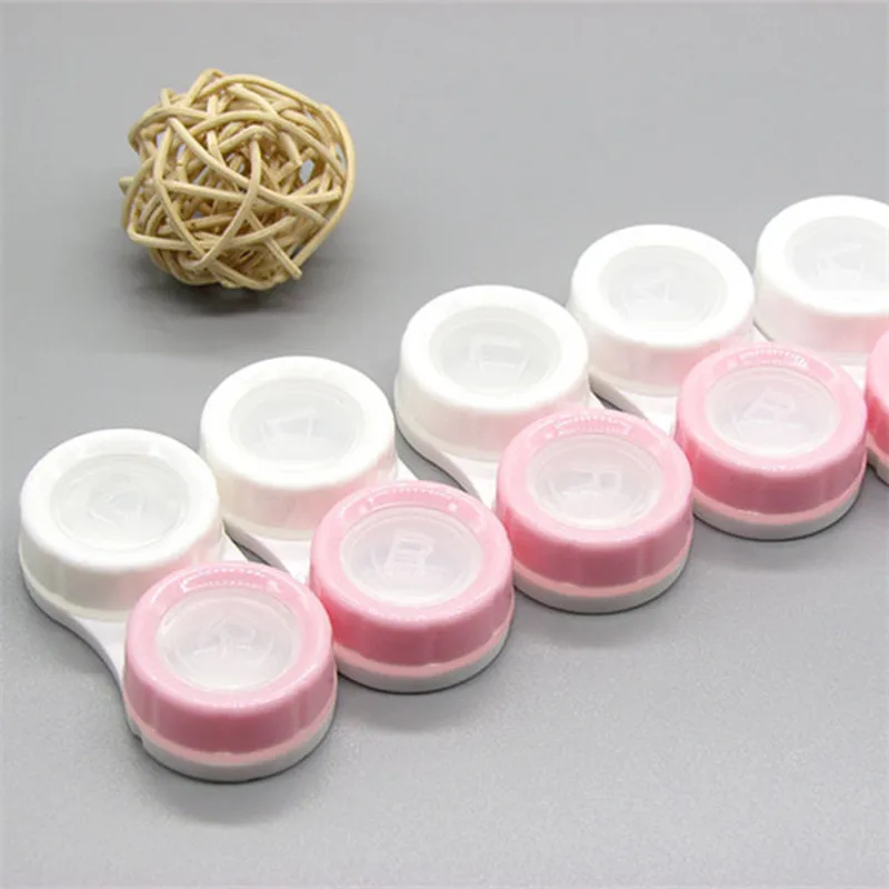 Косметический Чехол для контактных линз 1 шт. коробка ухода за глазами двойная