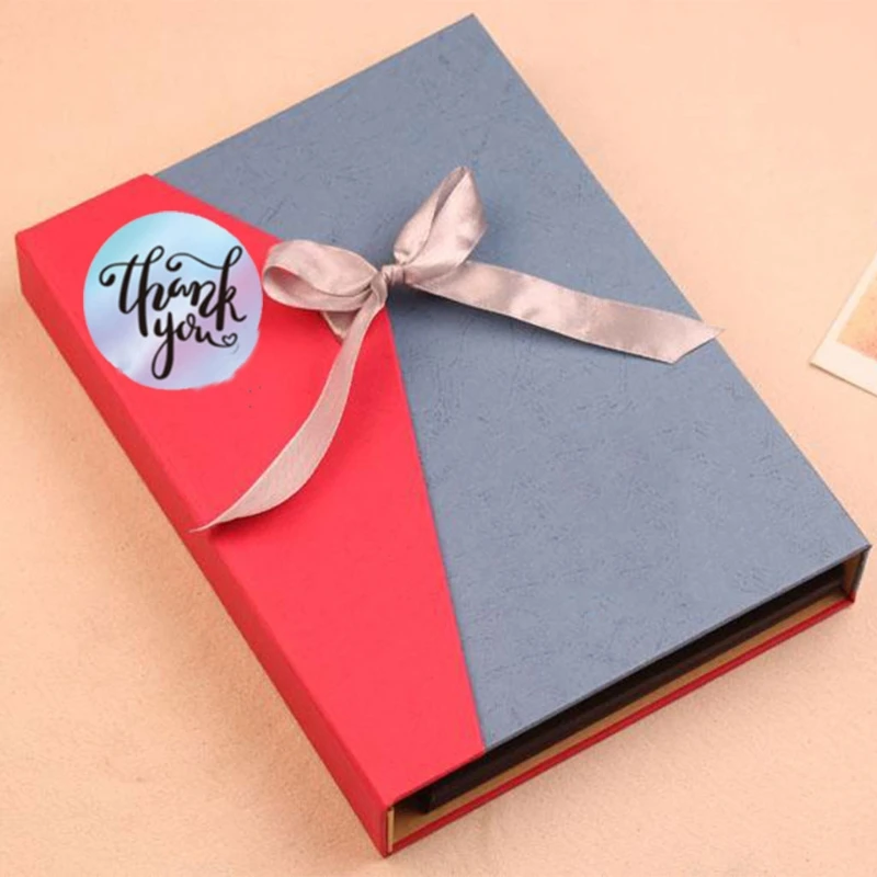 

500pcs Rainbow Thank You Stickers Handmade Round Seal Labels for Candy Gift Box