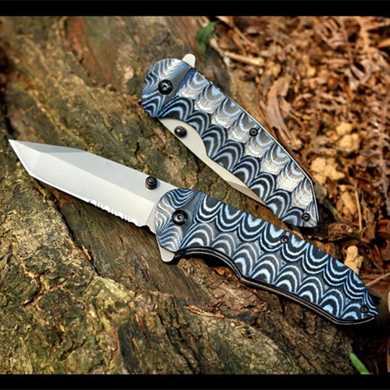 Складной нож из нержавеющей стали 57CR13MOV тактический Практичный Нож для