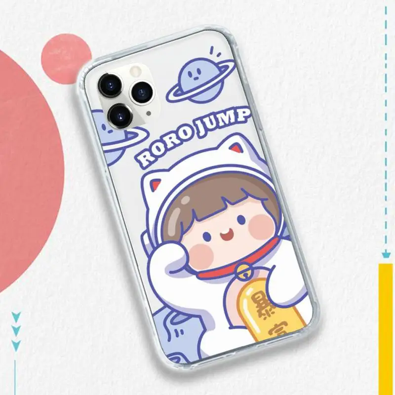 

Cute anime girl snacks Phone Case Transparent soft For iphone 5 5s 5c se 6 6s 7 8 11 12 plus mini x xs xr pro max