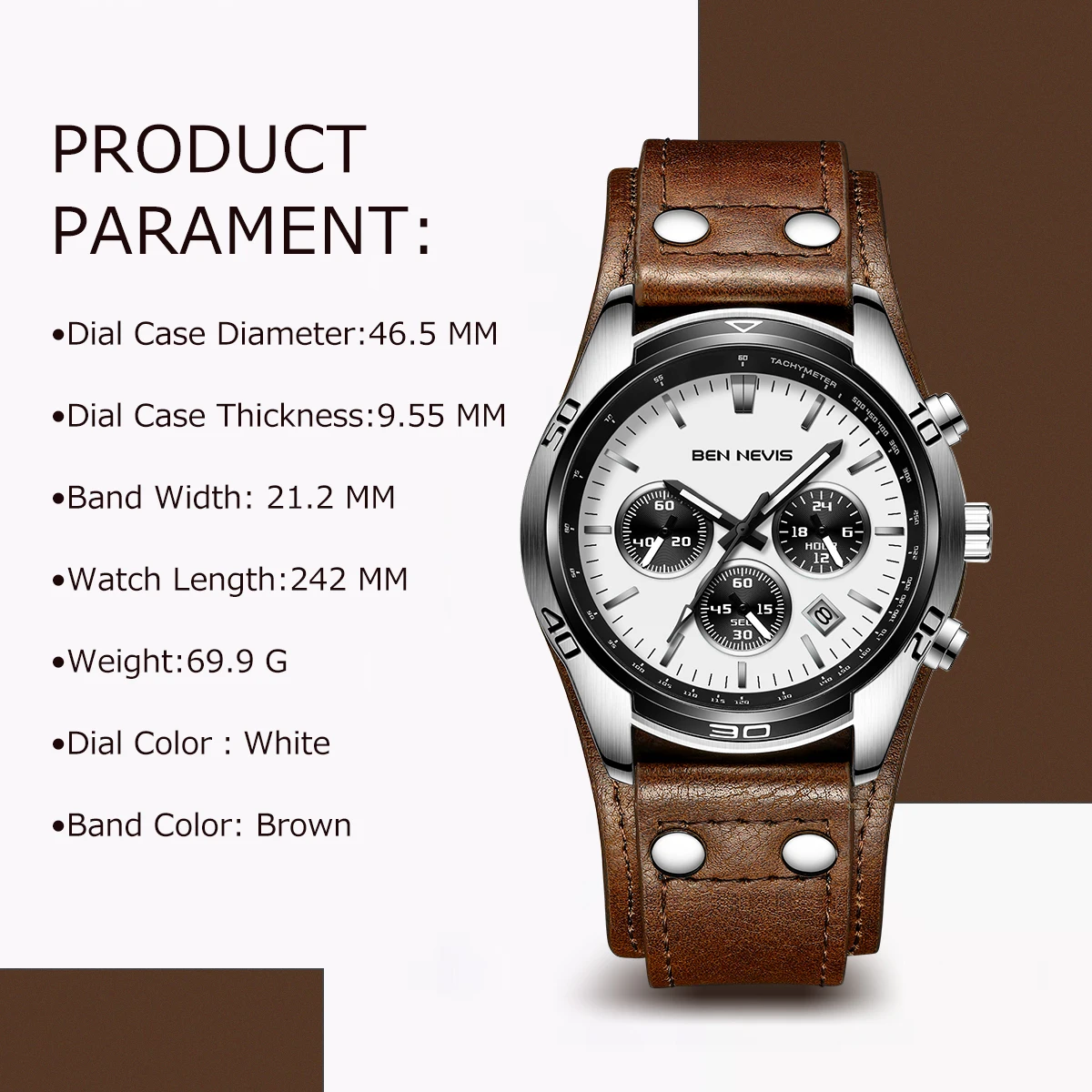 

Gift Box Packing Men watch Luxury Brand Quartz Clock Fashion Leather belt Waterproof Military wristwatch