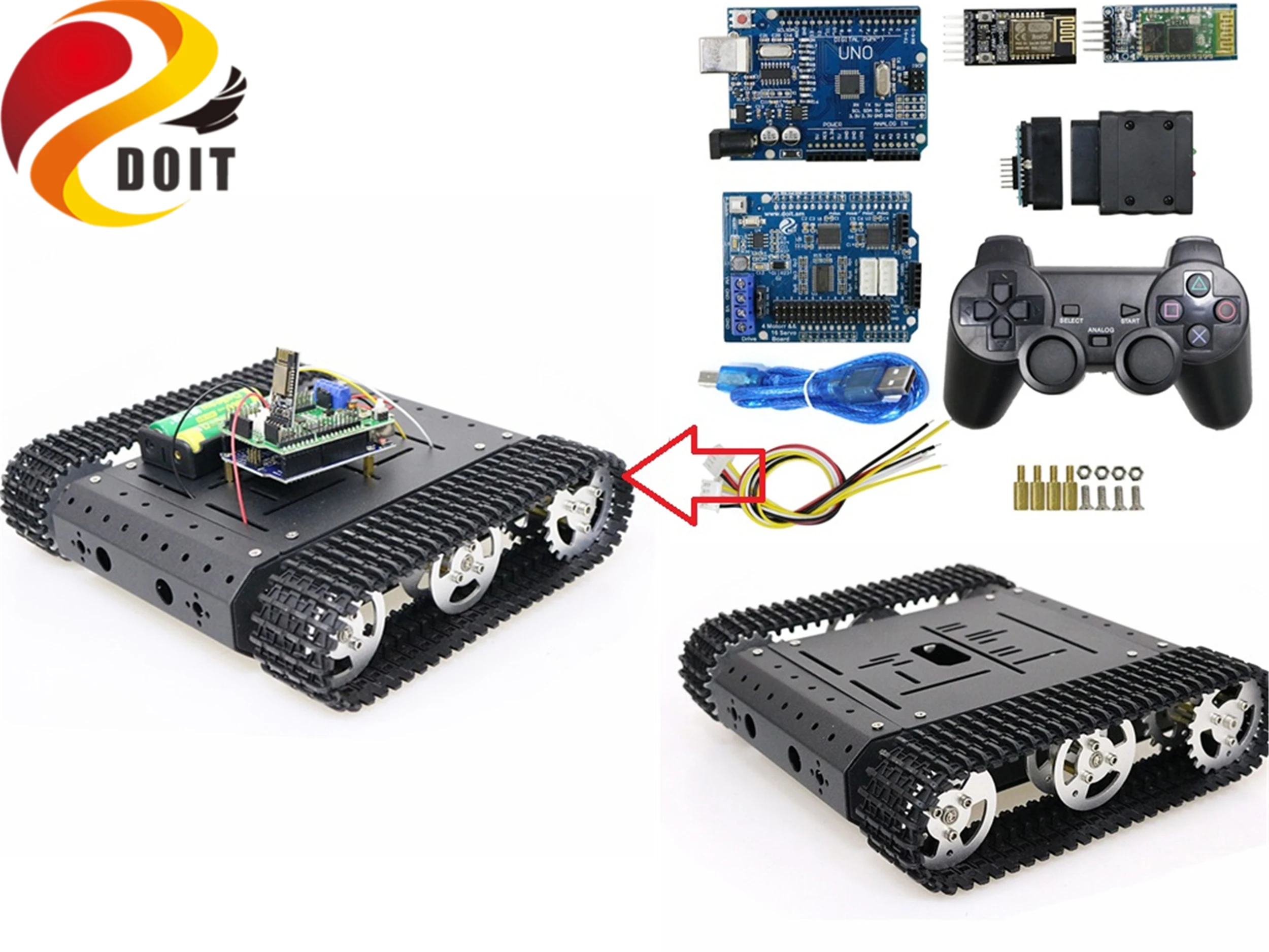SZDOIT умный амортизирующий робот с управлением через Wi Fi/Bluetooth/ручкой для