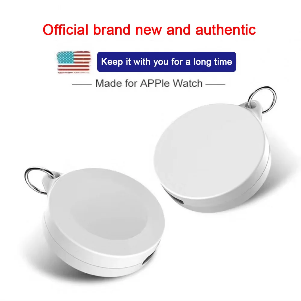 Портативное магнитное Беспроводное зарядное устройство для Apple Watch 1 2 3 4 серии