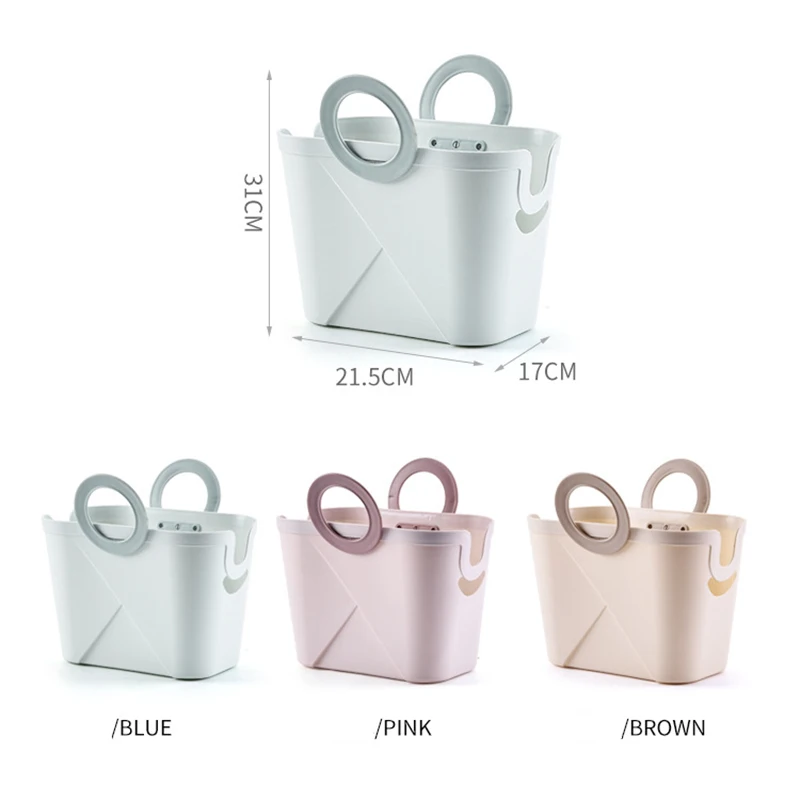 Складные корзины для ванной из ПЭ корзина мытья комнаты органайзер фруктов сумки