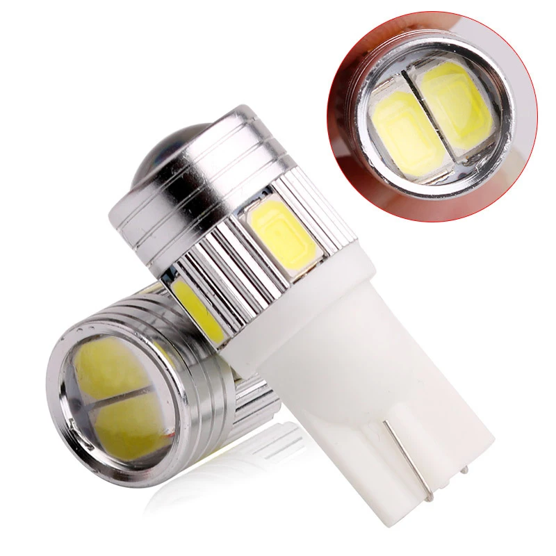 1 PCS T10 LED W5W high power 6 5630 SMD 168 194 2825 bulb lights parking license plate position auto part | Автомобили и
