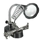 Лупа Настольная со светодиодной подсветильник кой, увеличительное стекло с увеличительным стеклом, 3 шт.