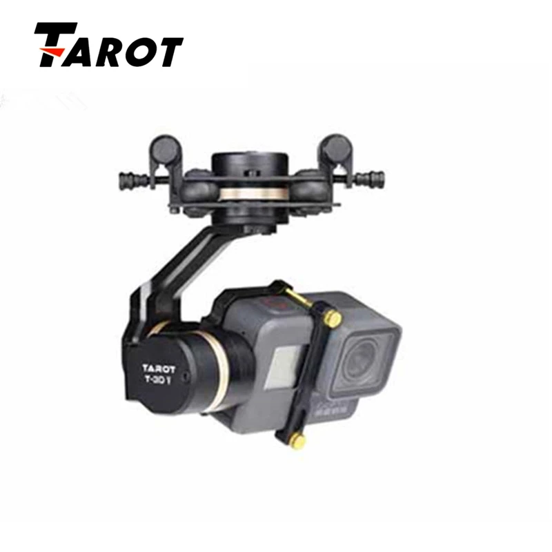 

Tarot TL3T05 для Gopro 3D IV металлический 3-осевой бесщеточный карданный подвес PTZ для Gopro Hero 5 для FPV радиоуправляемого дрона экшн-камеры