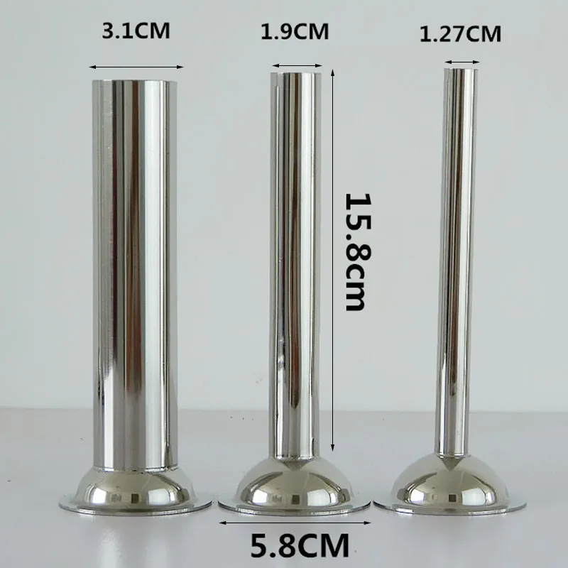 

5 # / 10 # Stainless Steel Sausage Funnel Meat Grinder Enema Tool Sausage Stuffer Tube Horn Funnel Filling Tube Enema Nozzles