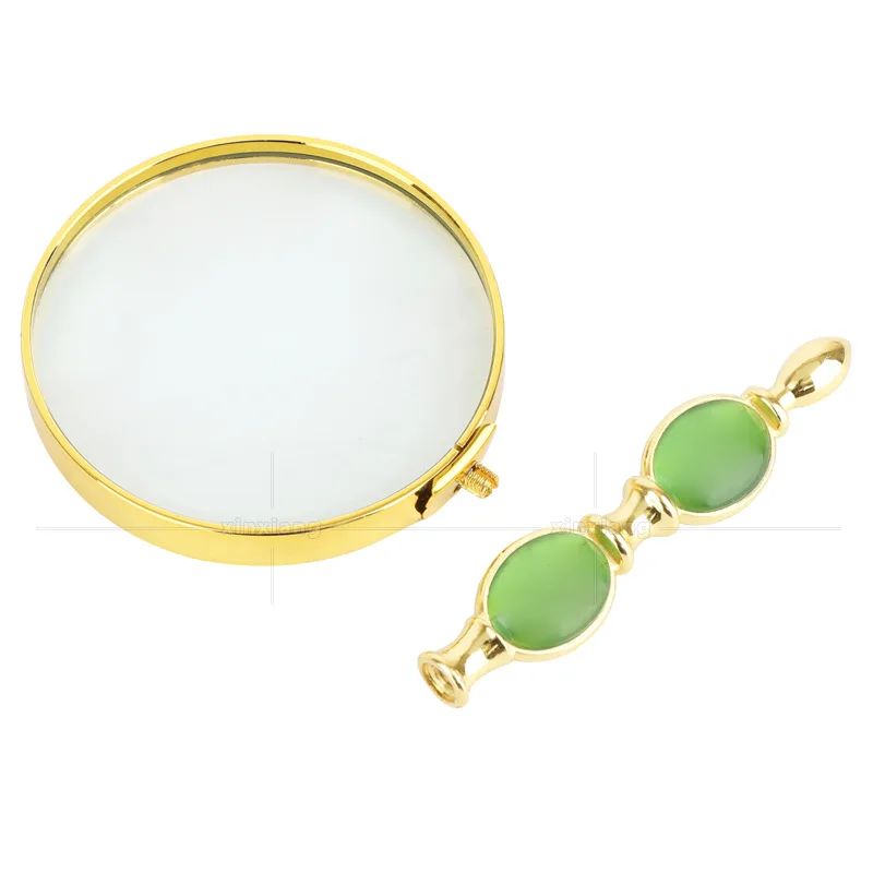 8x ручная двойная Нефритовая ручка высококачественное Подарочное увеличительное