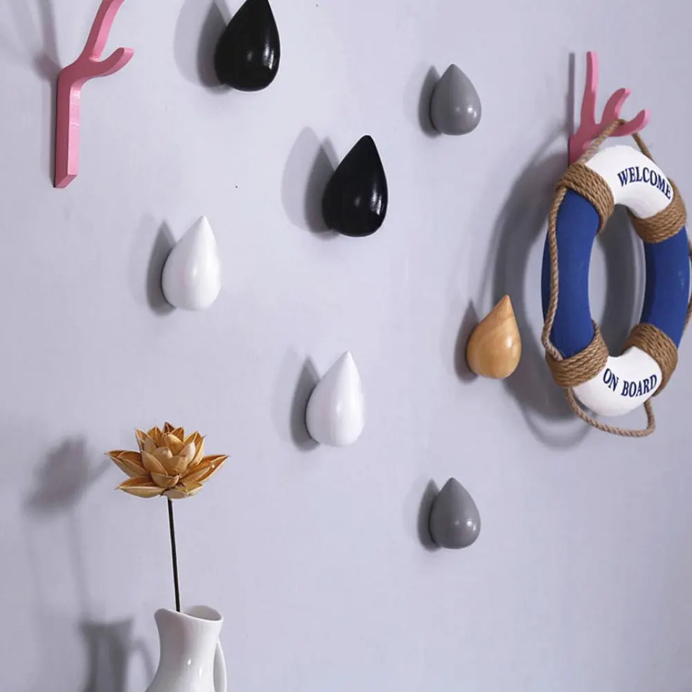 1 шт. в форме капли воды минималистский дизайн деревянные декоративные