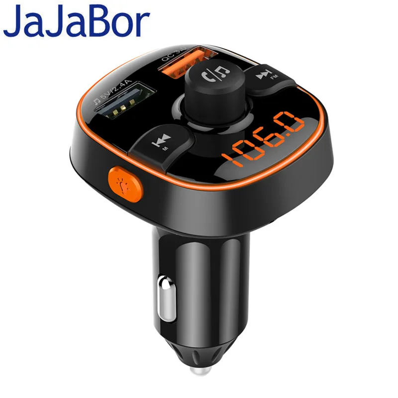 JaJaBor fm передатчик беспроводная гарнитура Bluetooth автомобильный комплект 5 0