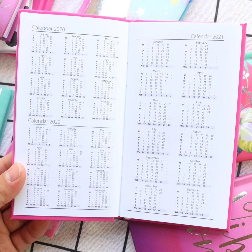 Domikee 2021 календарный год портативный еженедельник записные книжки новая офисная