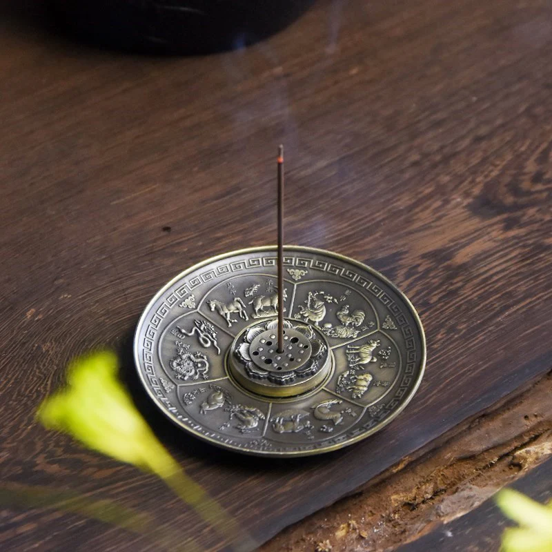 Держатель для благовоний с гравировкой в виде животных держатель горелок