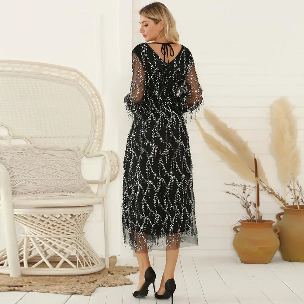 Летнее платье макси женское шифоновое с цветочным принтом Повседневное оборками