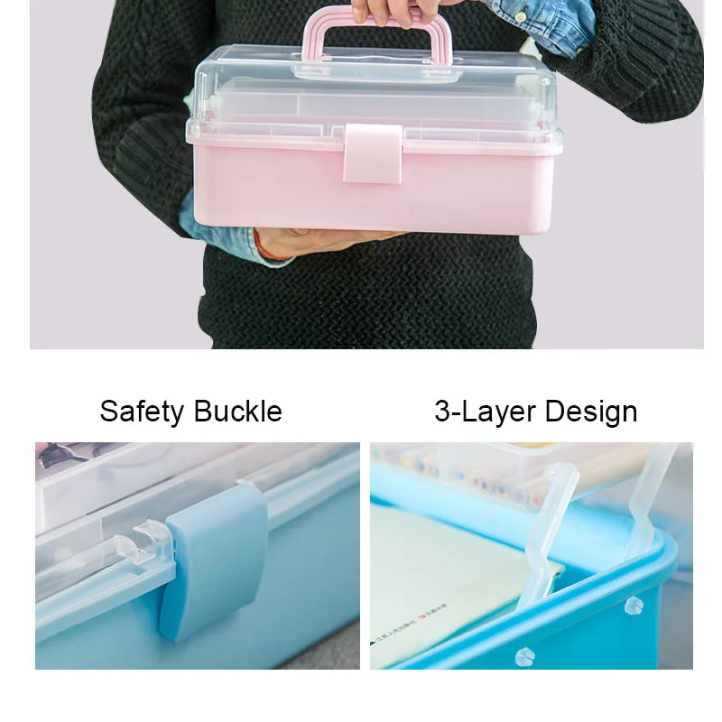 3 слоя Домашний медицинский ящик отделение для хранения Организатор 31 5*17*15 см