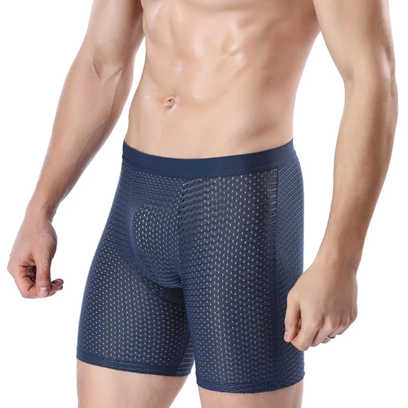 Спортивное нижнее белье из натуральной ткани для бодибилдинга мужские шорты