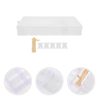 1 set plastic cross stitch storage case with winding boards and winding device