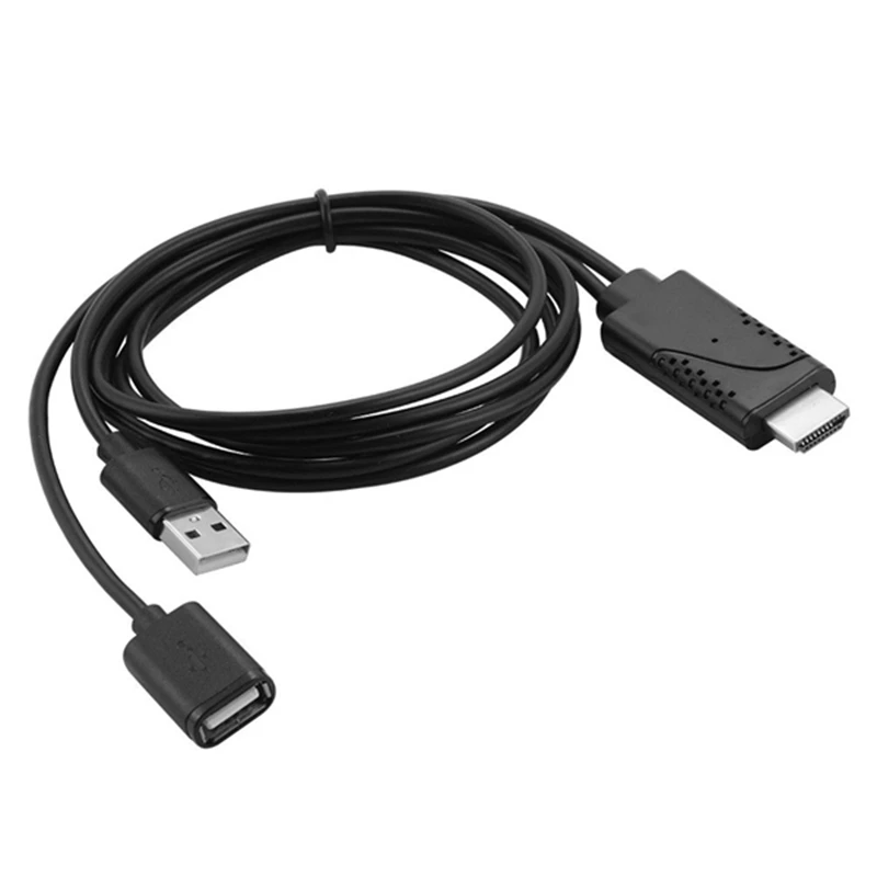 USB Female to HDMI Male HDTV Adapter Cable for iPhone 7/7plus/6s 6 plus | Электроника