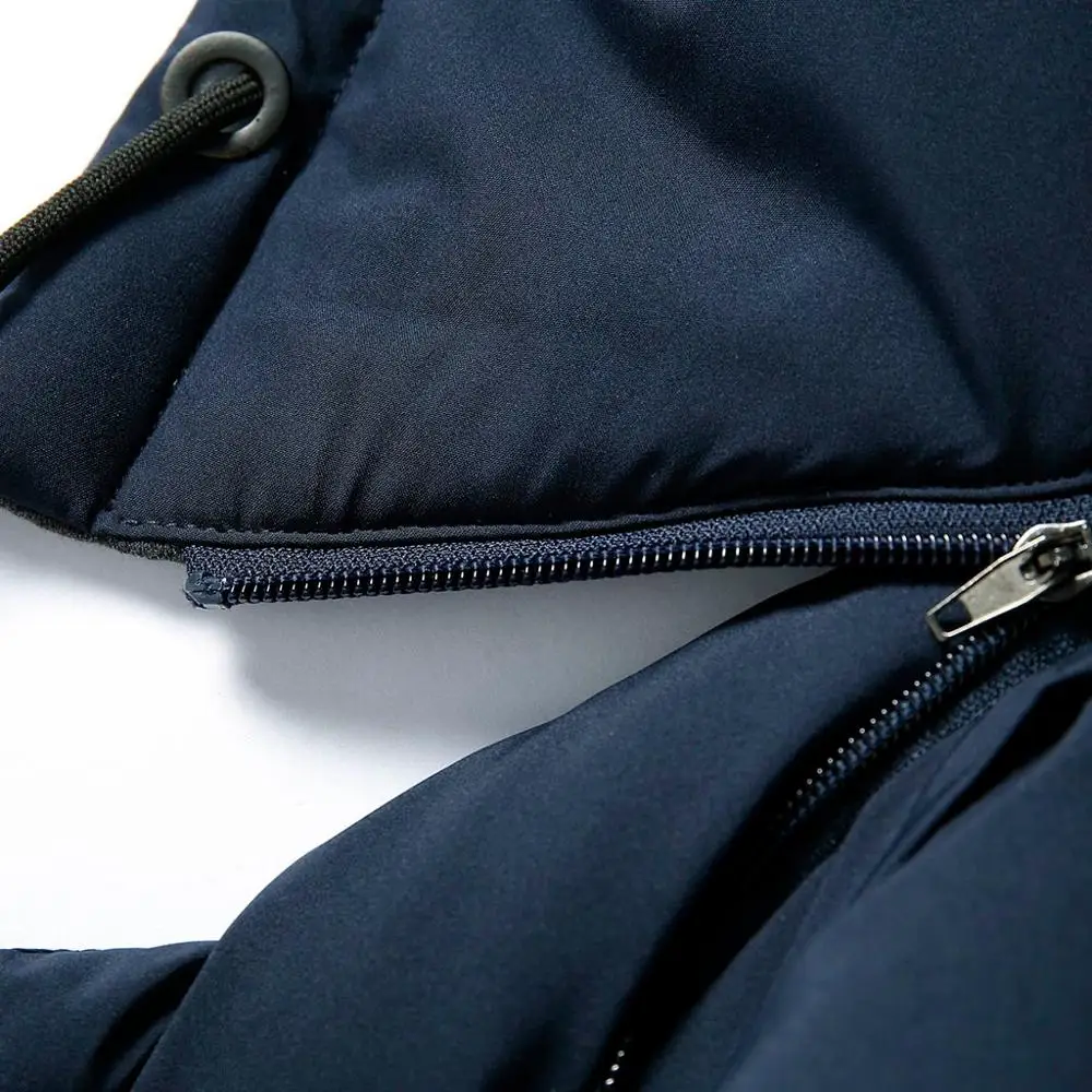 Мужская повседневная куртка с капюшоном дождевик утиный пух плащ мужская теплая