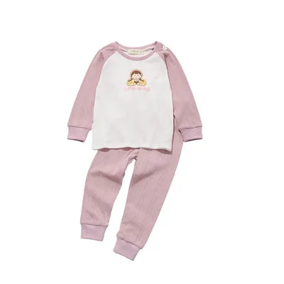 Tonytaobaby новый комплект домашней одежды для мальчиков и девочек дышащая Пижама