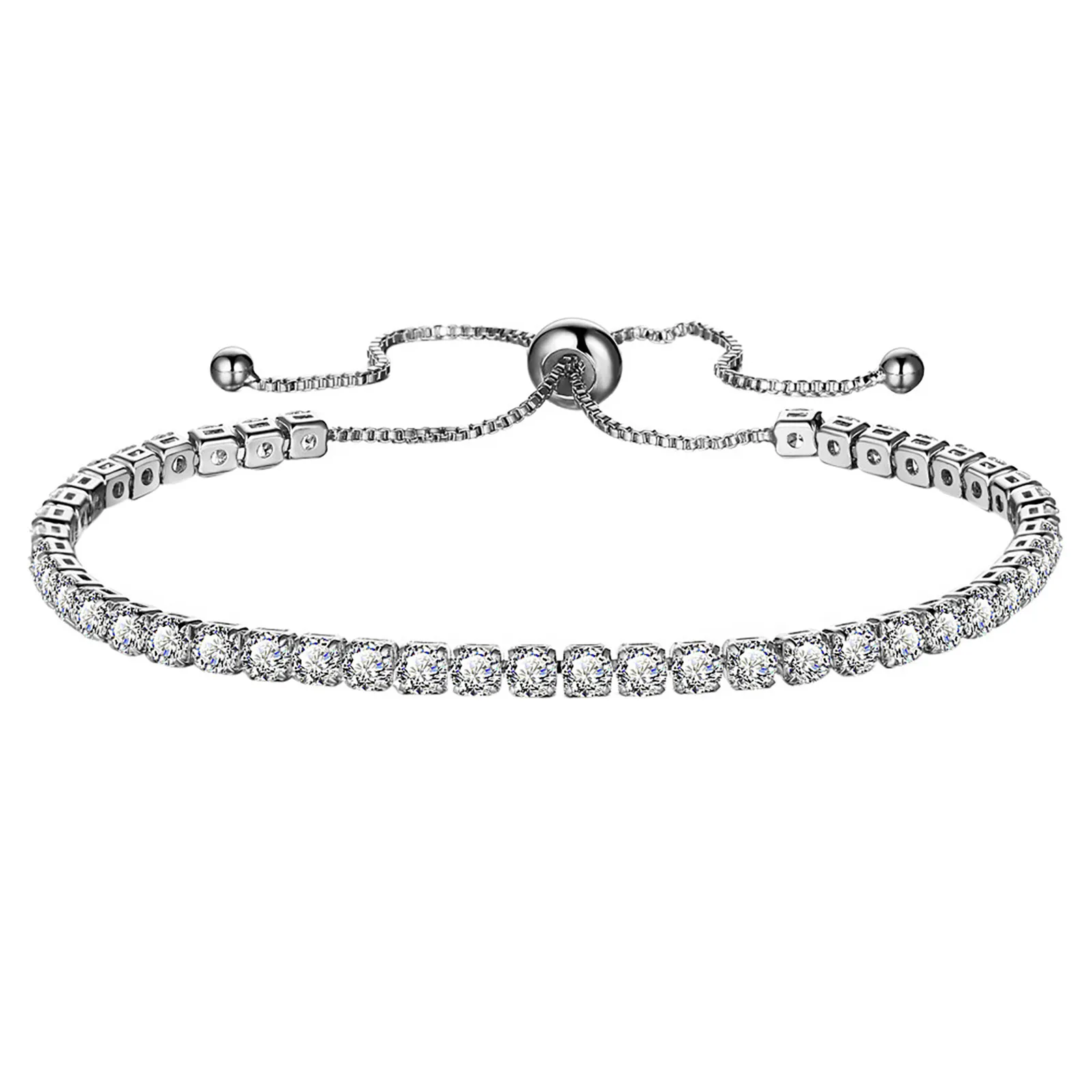 

Bracelets For Women Lady Light luxury Inlaid Zircon Bracelet Ladies Adjustable Design Crystal Bracelet Jewelry bijoux femme