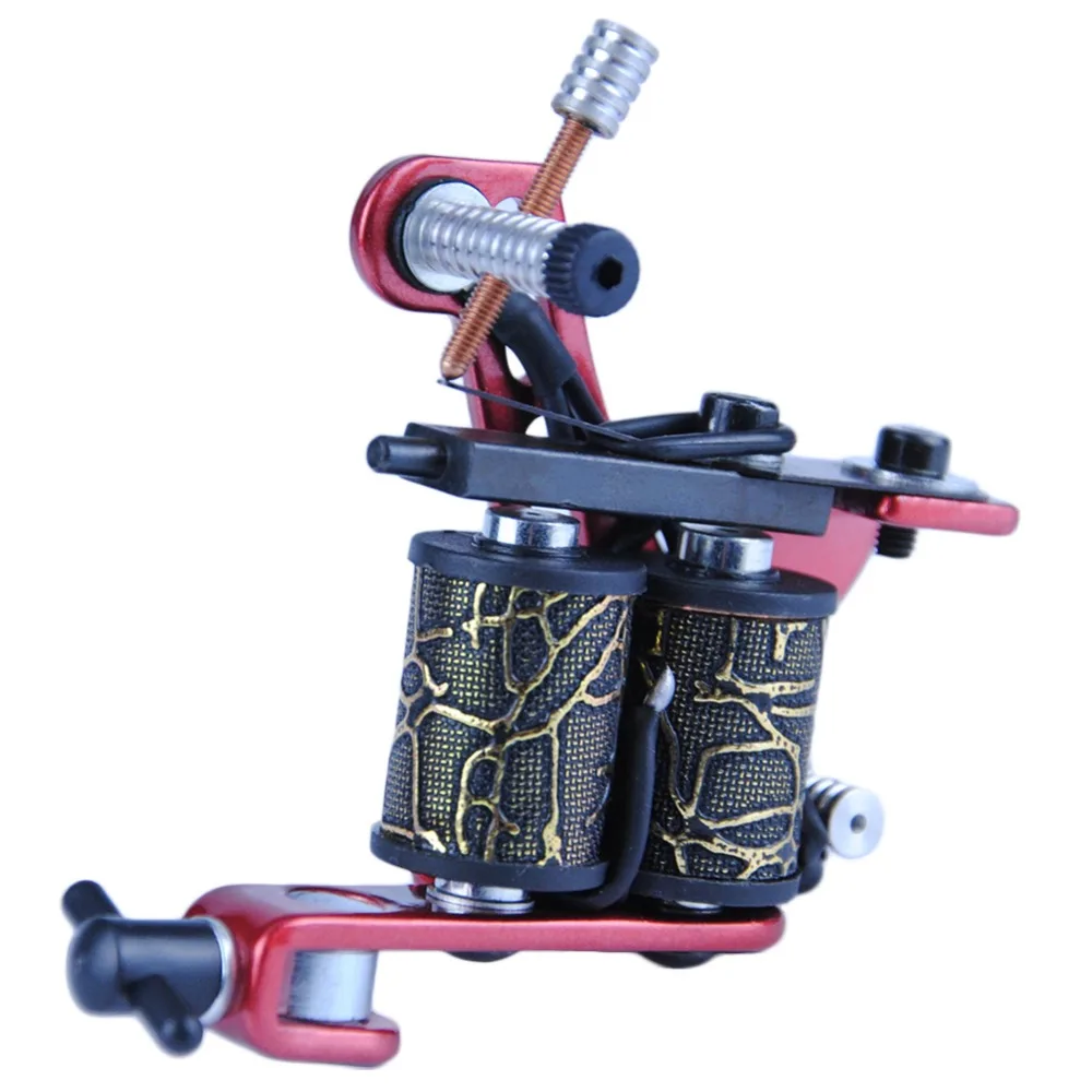 Полный комплект татуировки 2 тату машины пистолет черные чернила набор питания