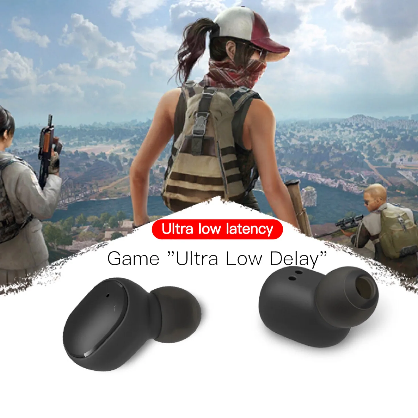 bluetooth compatible earphones 5 0 wireless earbuds tws earphone noise cancelling mic wireless headphones headset for xiaomi free global shipping