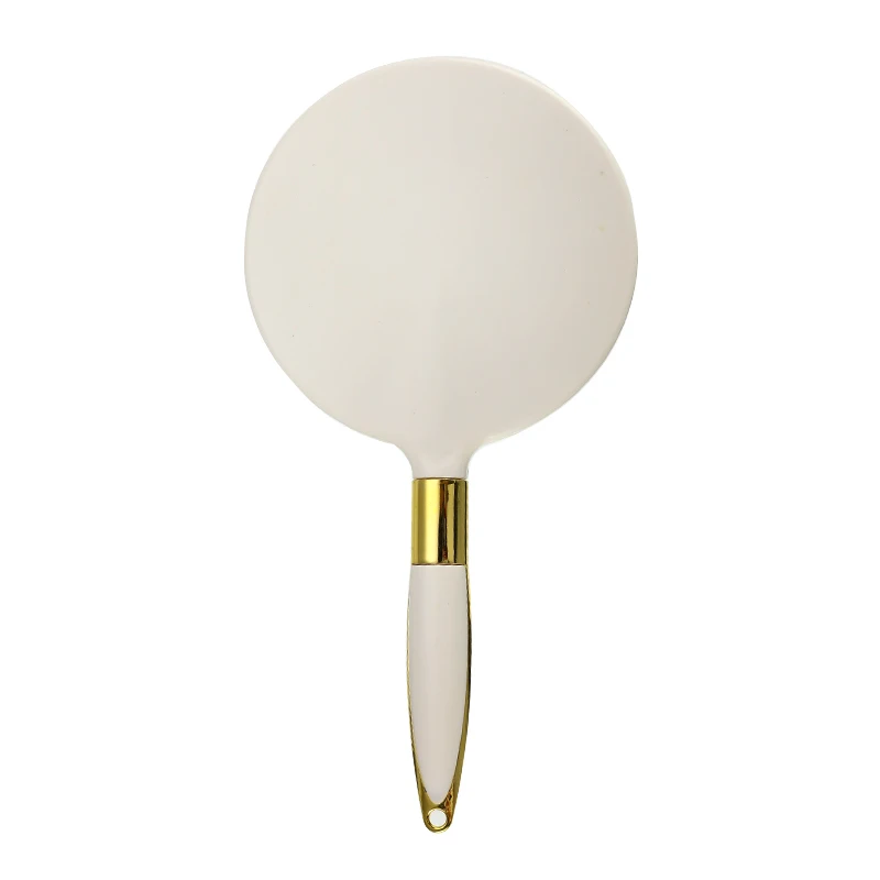 Милые круглые пластиковые зеркала для макияжа дамское зеркальце винтажный