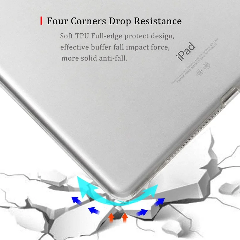 Новинка Чехол для iPad 9 7 дюйма 2017 2018 с держателем карандаша чехол Air 1/2 Pro новинка