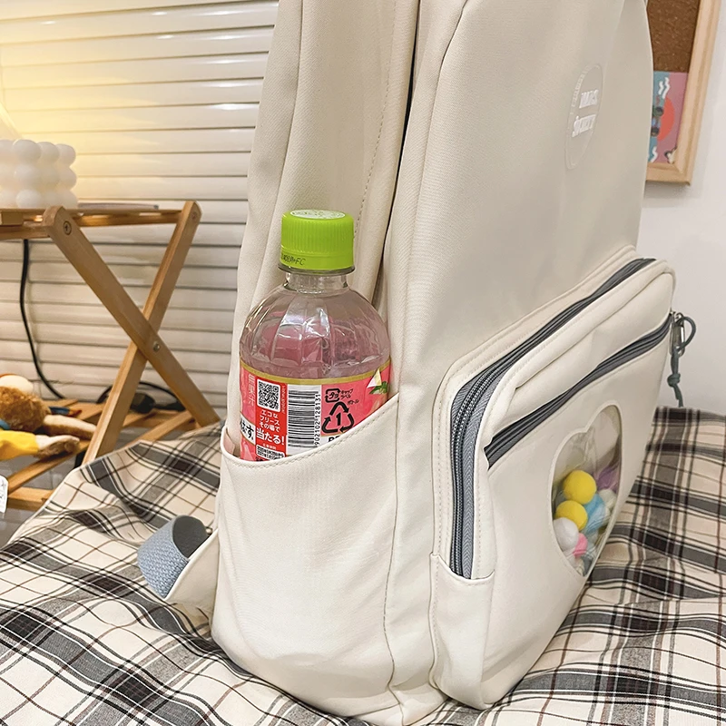 

Colored Balls Decoration Women Backpack Travel Double Shoulder Rucksack College Student School Bag for Teenage Girls Mochila New