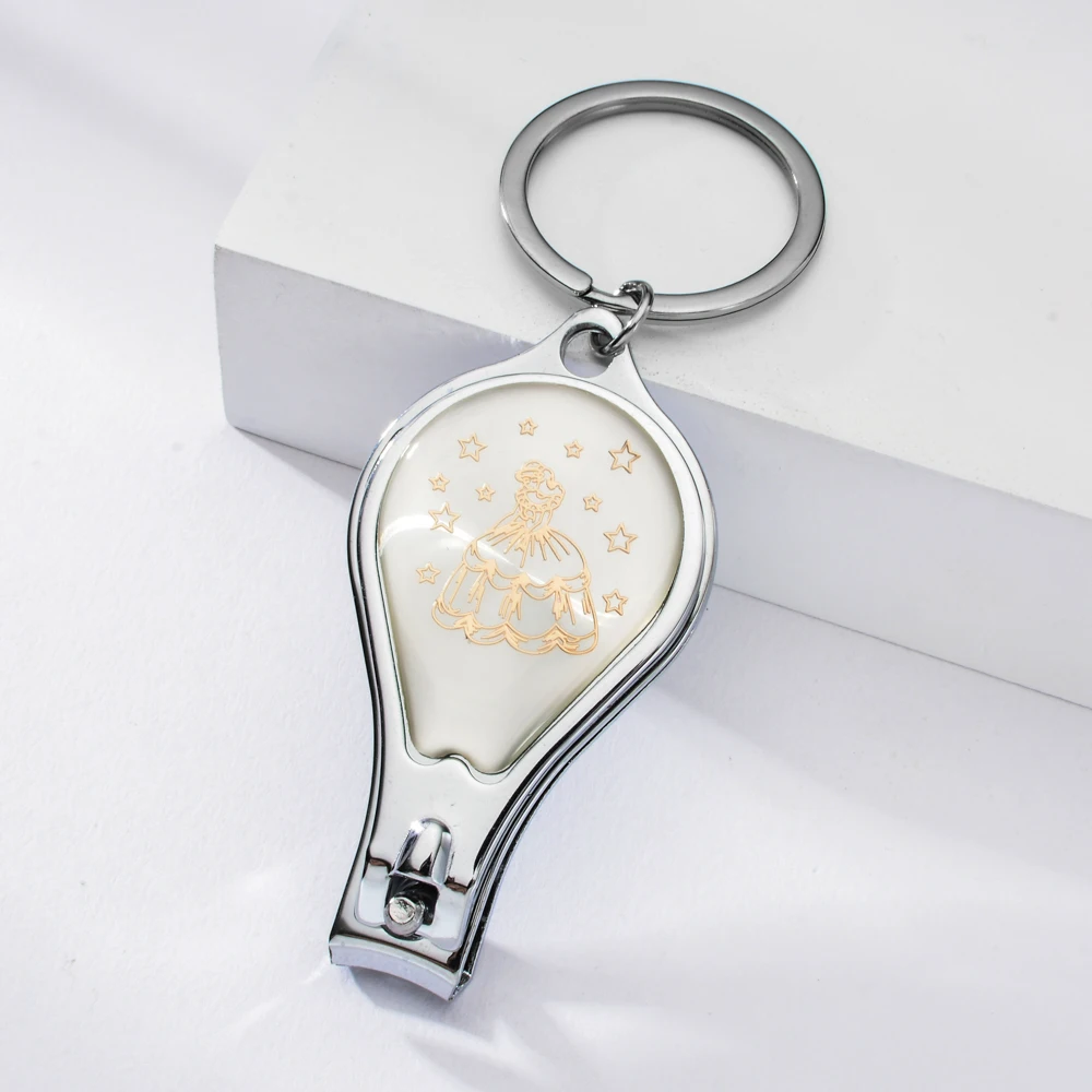 Vicney золотой и серебряный клипер для ногтей брелок из нержавеющей стали девочек