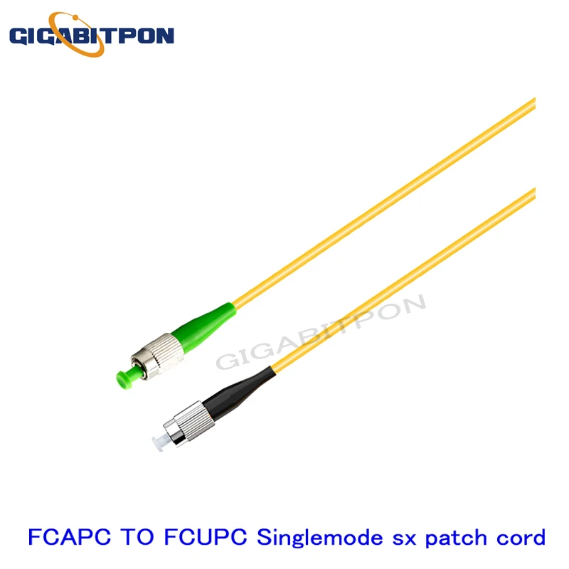 FC/APC-FC/UPC fiber optic jumper FC/APC-SC/APC fiber optic cable SM SX 3.0mm G652D FTTH fiber optic jumper 10 pieces/pack