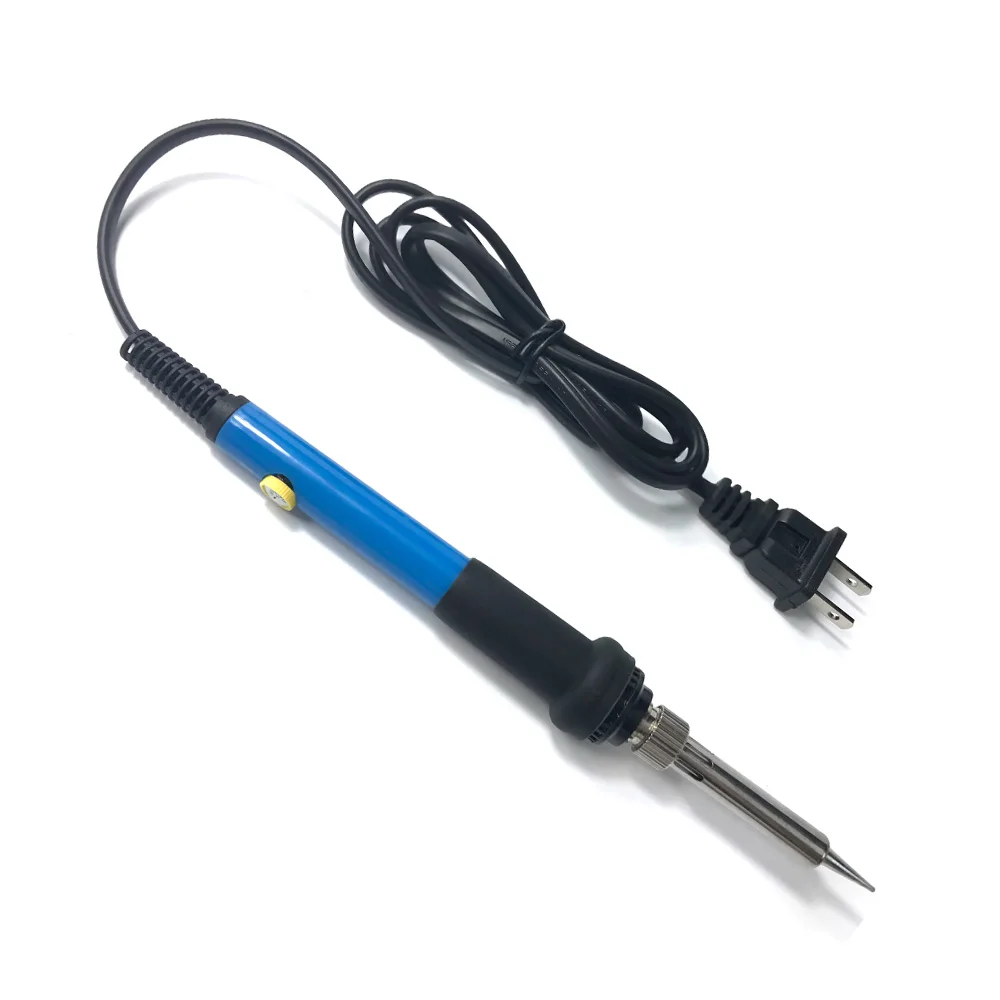 110V US plug Мини-паяльник с регулируемой температурой, Электрический паяльник, паяльная станция, мини-ручка, тепловой карандаш, сварочные инструменты для ремонта 60 Вт - Цвет: 110V US plug