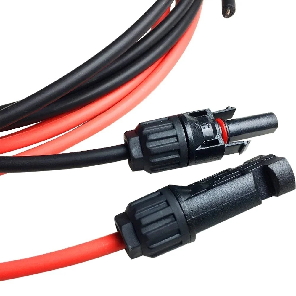 3M 6M MC4 2.5mm ² обувь черного и красного цвета с двумя подключить удлинитель Солнечный Кабель 12V панели солнечных батарей/cel/система/модуль DIY комплекты RV/морской/campering