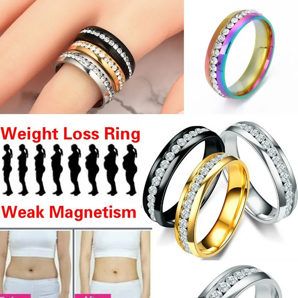 

1PCS Slimming Magnetic Weight Loss Ring String Stimulating Acupoints Gallstone Ring Fitness Reduce Weight Ring Health Care Rings