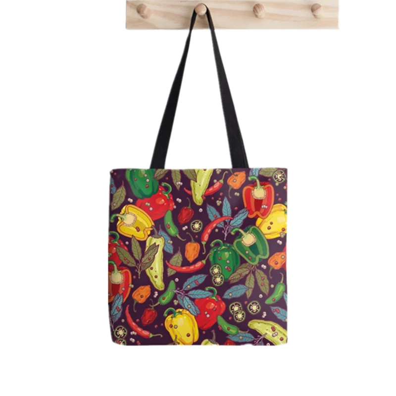 

2021 Shopper Hot spicy Tote Bag Printed Tote Bag women Harajuku shopper handbag girl Shoulder shopping bag Lady Canvas Bag