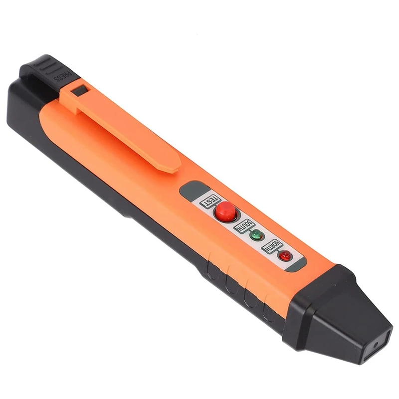 

Magnetic Pole Pen,LED Magnetic Polarity Tester for Identify the Polarity of a Magnetic Field Magnetic Pole Identifier