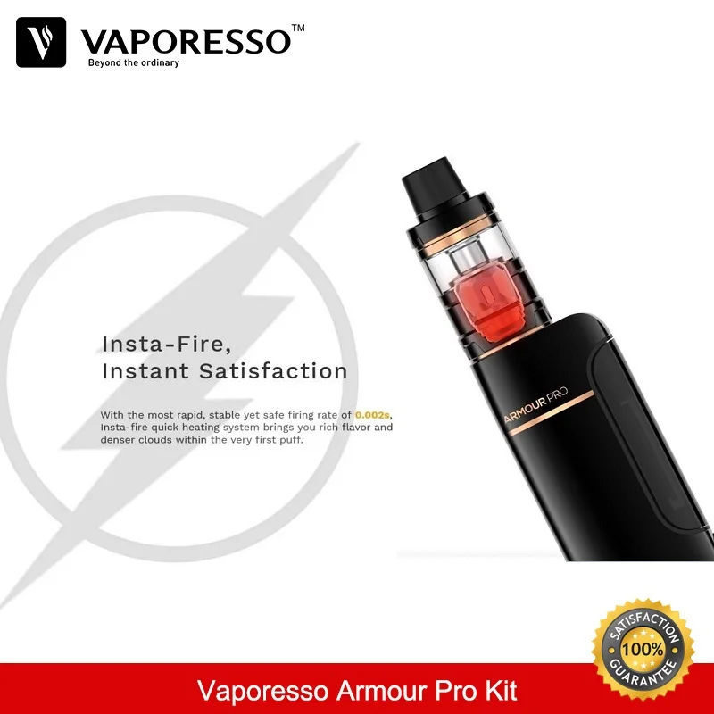 Оригинальный Vaporesso Armour Pro Kit 100 Вт TC Box Mod Vape 5 мл с каскадным детским резервуаром Vaper