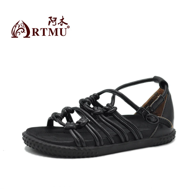 

Artmu Original Women Sandals Summer Beach Sandals Lace Up Flats Slippers Ladies Soft Soles Open Toe Sandalias zapatos mujer