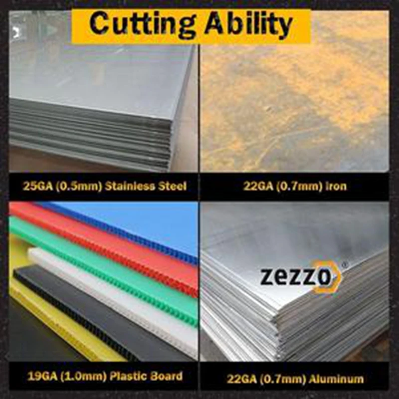 

1Pcs Zezzo Fast Metal Plate Cutter Hand Drills Wood Saws Cutting Machine Dual-purpose Wood And Metal Sheet Cutters Hardware Tool