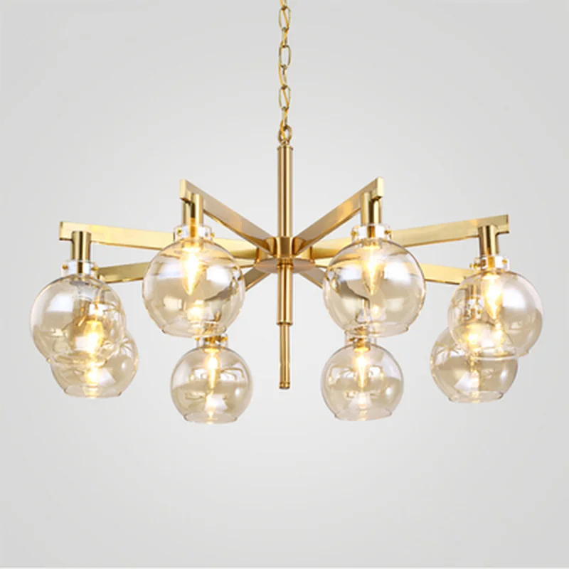 

Nordic living room chandelier post modern minimalist atmosphere home restaurant lamp creative personality bedroom led chandelier